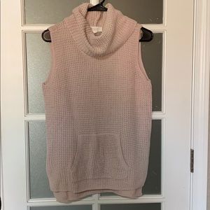 Vince Camuto blush cowl neck sweater